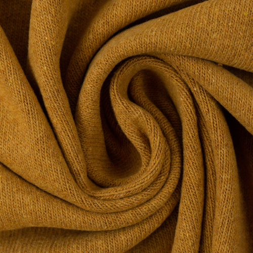 European Knitted Brushed Cotton, Winter Weight, Golden Honey