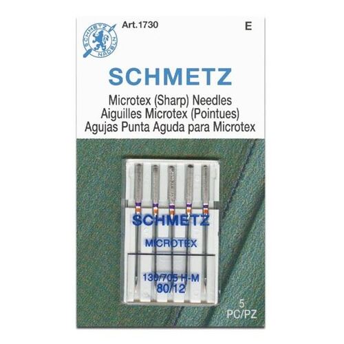 Schmetz Needles, Microtex 130/705 H-M 80/12