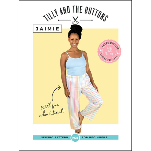 Tilly And The Buttons, Jaimie Pyjama Bottoms & Shorts Pattern