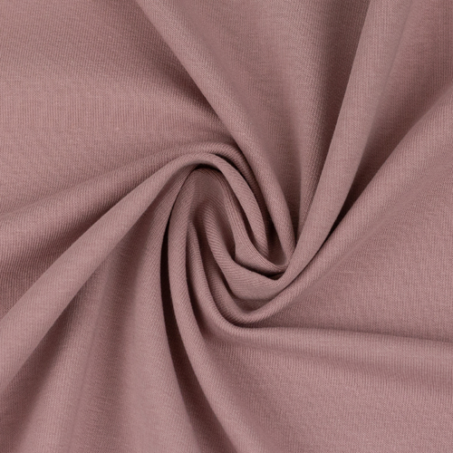 European Cotton Elastane Jersey, Solid, Oeko-Tex, Light Rose