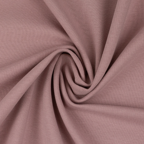 *REMNANT 119cm* European Cotton Elastane Jersey, Solid, Oeko-Tex, Light Rose