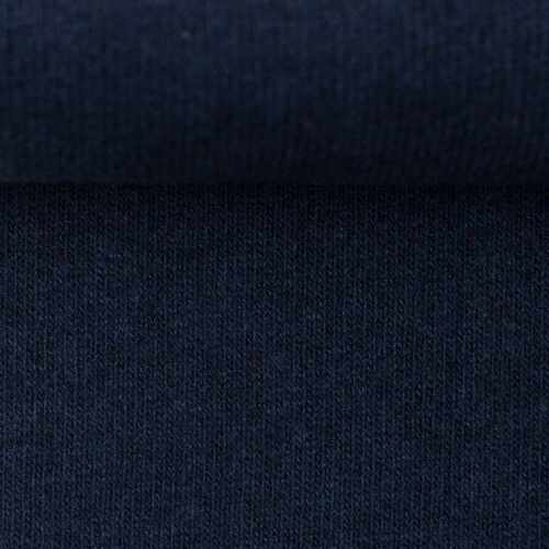 European Knitted Brushed Cotton, Winter Weight, Navy