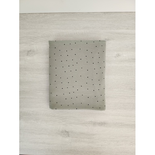 European Cotton Elastane Jersey, Oeko-Tex, Spots Light Olive