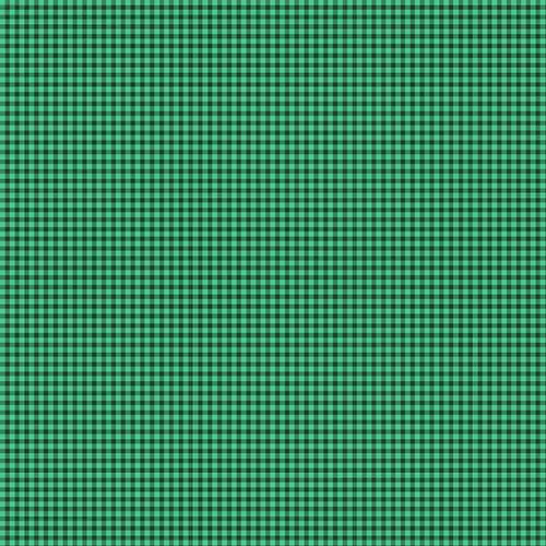 *REMNANT 94cm* Benartex Fabrics, Holiday Premium, Mini Gingham Green