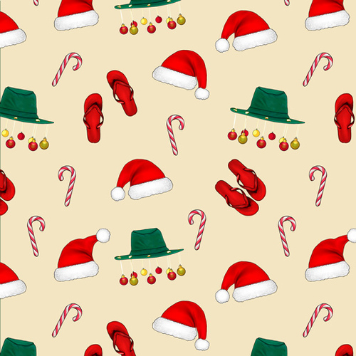 KK Fabrics, 12 Days of Christmas Downunder, Christmas Wear Cream