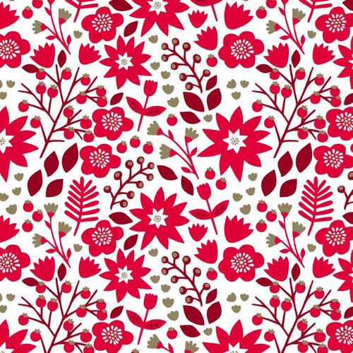 Dashwood Studio, Starlit Hollow, Floral Red Metallic