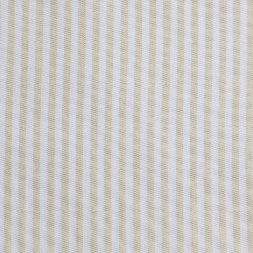 European Cottons, Oeko-Tex, Fine Stripes, Latte & White