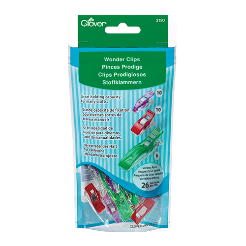 Clover, Wonder Clips Variety Pack, 26 Piece Pack