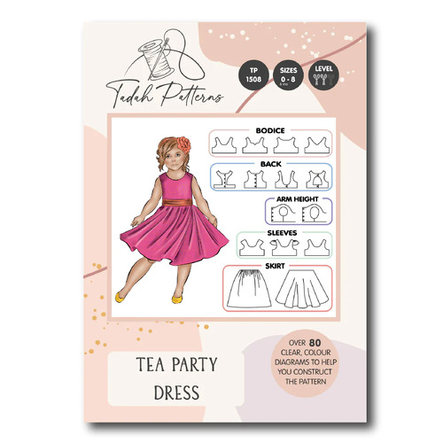Tadah Patterns, Tea Party Dress Sewing Pattern