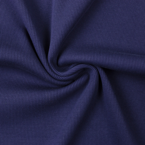 European Ribbing, Oeko-Tex, Fine Ribbed, Dark Blue