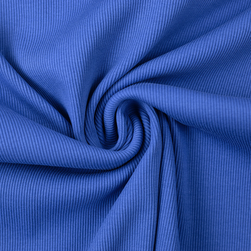 European Ribbing, Oeko-Tex, Fine Ribbed, Royal Blue