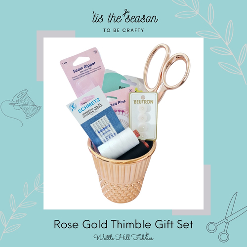 Rose Gold Thimble Bundle Gift Set