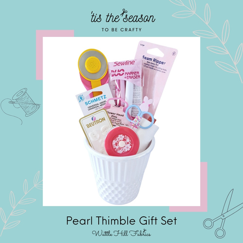 White Pearl Thimble Bundle Gift Set