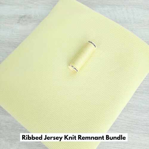 European Fine Ribbed Jersey Knit, Oeko-Tex, Mello Yellow