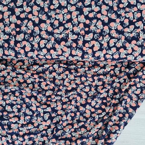European Viscose Jersey Knit, Oeko-Tex, Blossom Coral