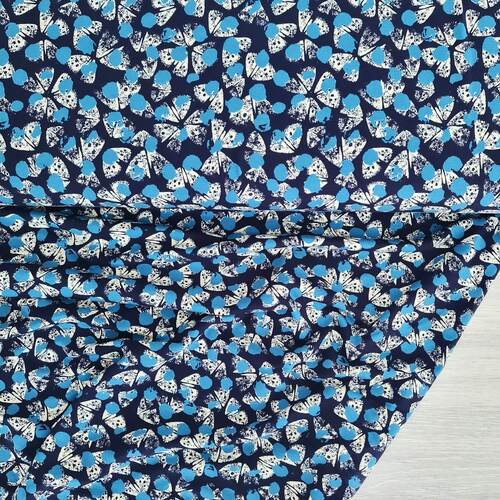 European Viscose Jersey Knit, Oeko-Tex, Blossom Blue