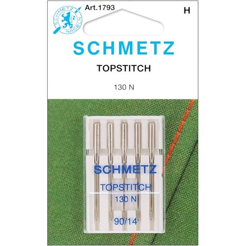 Schmetz Needles, Top Stitch 130 N 90/14