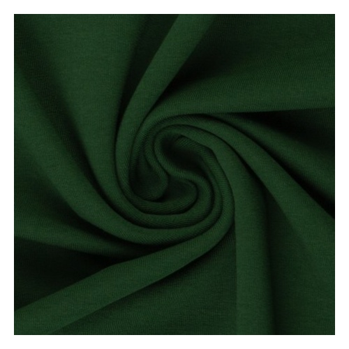*REMNANT 114cm* European Jogging Sweater Knit, Oeko-Tex, Solid, Dark Green