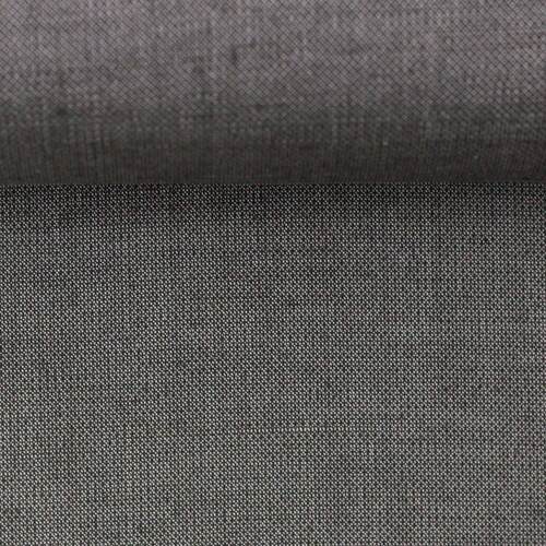 ‘Fern’ European Textured TENCEL Woven Blend, Charcoal
