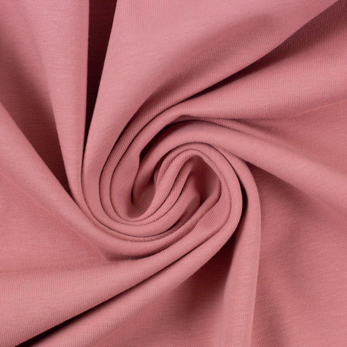 European Cotton Elastane Jersey, Solid, Oeko-Tex, Vintage Blush
