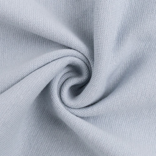 European Cotton Elastane Jersey, Solid, Oeko-Tex, Sky Light Blue