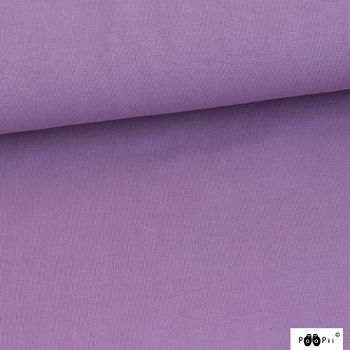 PaaPii Design, GOTS Organic French Terry, Solid, Lilac