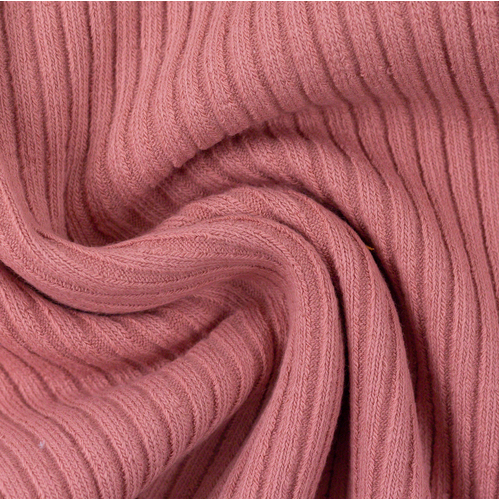 European Ribbing, Oeko-Tex, Heavy Weight Chunky, Ribbed Vintage Blush