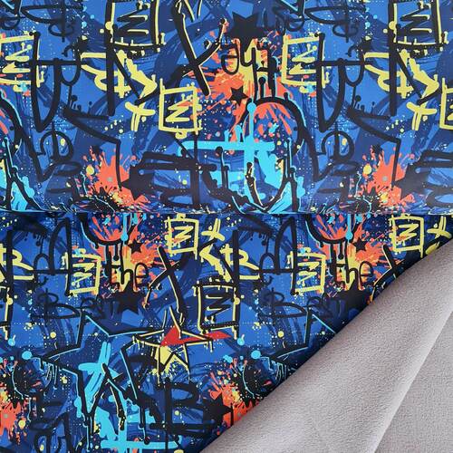 European Soft Shell, Graffiti Blue