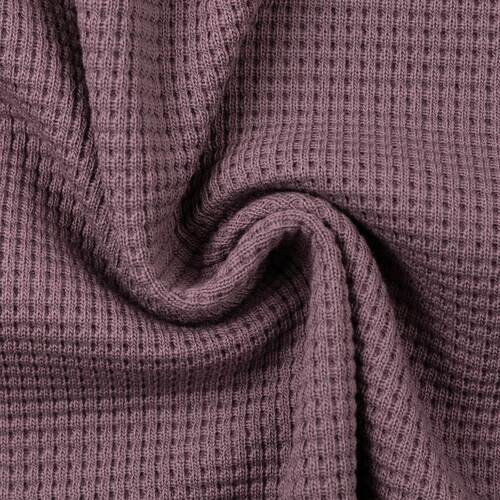 European Winter Waffle Knit, Oeko-Tex, Lavender
