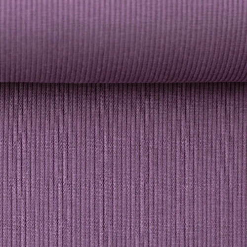 European Ribbing, Oeko-Tex, Fine Ribbed, Lavender