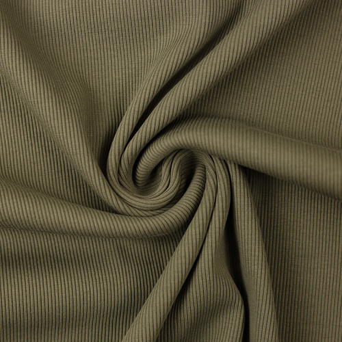 European Ribbing, Oeko-Tex, Fine Ribbed, Meadow Green