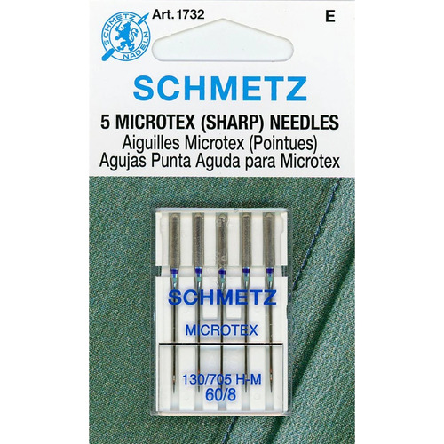 Schmetz Needles, Microtex 130/705 H-M 60/8
