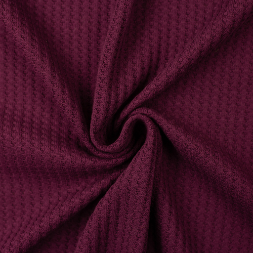 European Loose Weave Waffle Knit, Oeko-Tex, Port