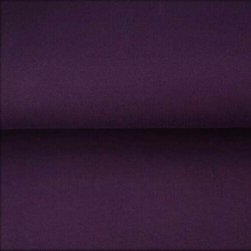 European Ribbing, Oeko-Tex, Solid, Dark Purple