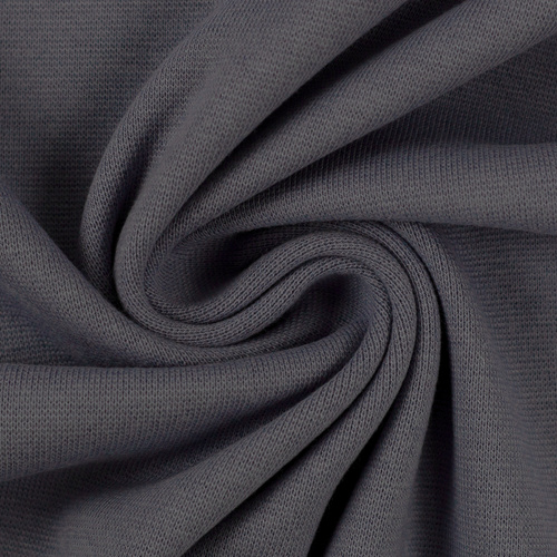 European Ribbing, Oeko-Tex, Solid, Ash Grey