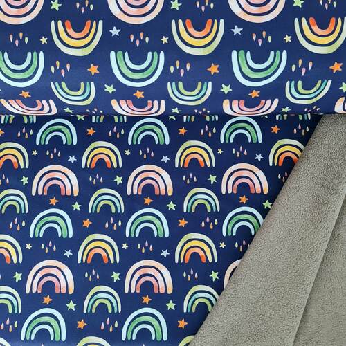 European Soft Shell, Rainbows Blue