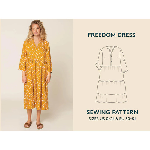 Wardrobe By Me, Freedom Dress Sewing Pattern