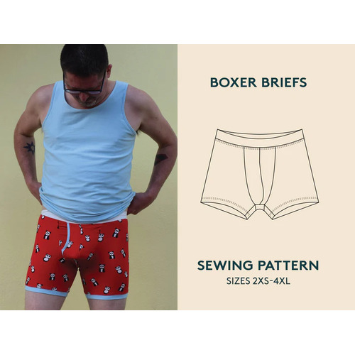 Wardrobe By Me, Boxer Shorts Underpants Sewing Pattern