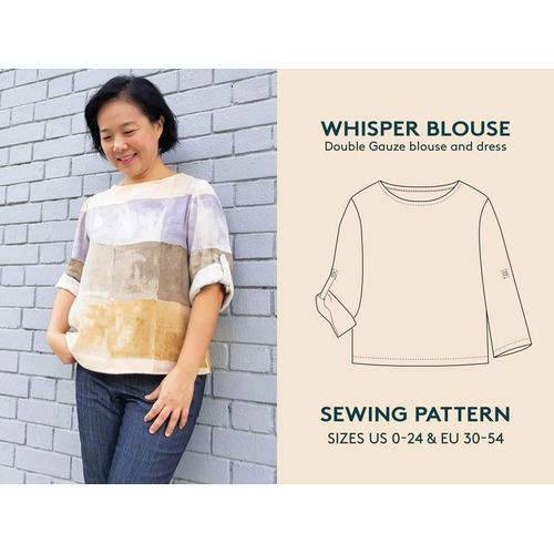 Wardrobe By Me, Whisper Blouse Sewing Pattern