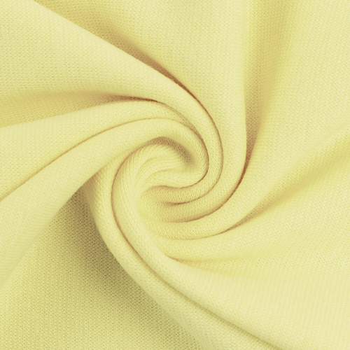 European Ribbing, Oeko-Tex, Solid, Mello Yellow