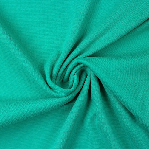 European Ribbing, Oeko-Tex, Solid, Persian Jade