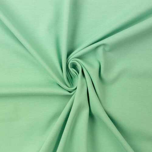 European Cotton Elastane Jersey, Solid, Oeko-Tex, Peppermint Green