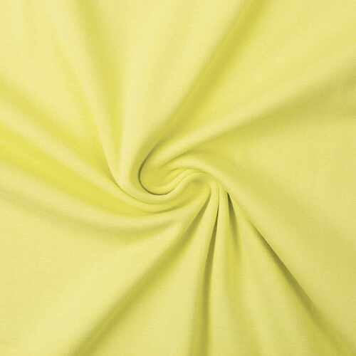European Knit, Oeko-Tex French Terry, Solid, Mello Yellow