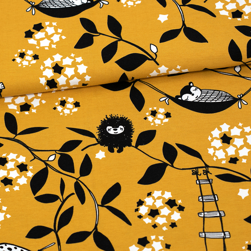 PaaPii Design, GOTS Organic Jersey, Siesta Ochre