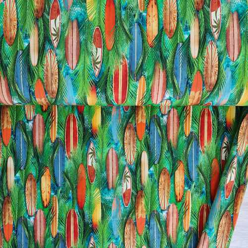 *REMNANT 45cm* European Cotton Elastane Jersey, Oeko Tex, Surfboards