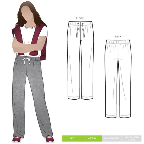 Style Arc Sewing Patterns, Anna Pant 4-16