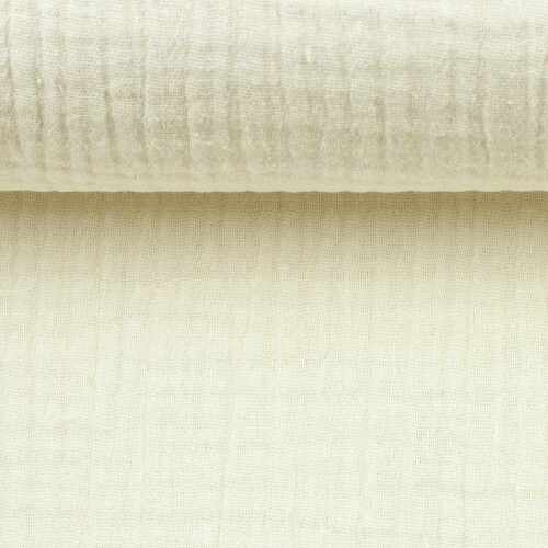 European Double Gauze, Oeko-Tex, Cream