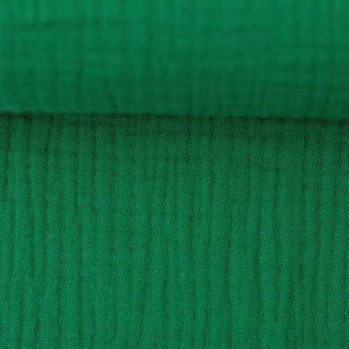 European Double Gauze, Oeko-Tex, Emerald Green