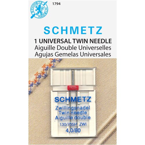 Schmetz Needles, Universal Twin 130/705 H ZWI 4.0/80