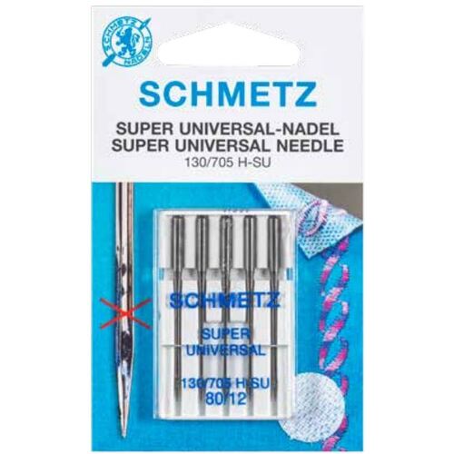 Schmetz Needles, Super Universal, 130/705 H-SU, 80/12